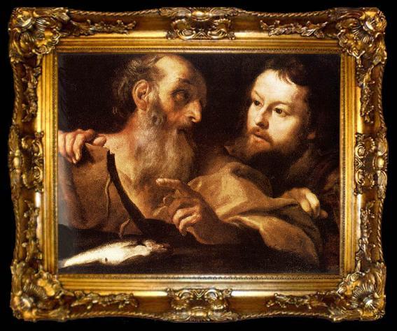 framed  Gian Lorenzo Bernini Saint Andrew and Saint Thomas, ta009-2